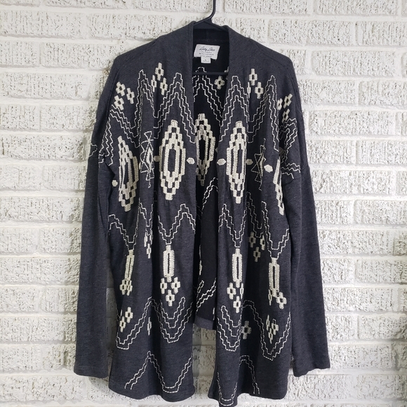 Lucky Brand | Lotus Bliss Embroidered Cardigan - Picture 2 of 6